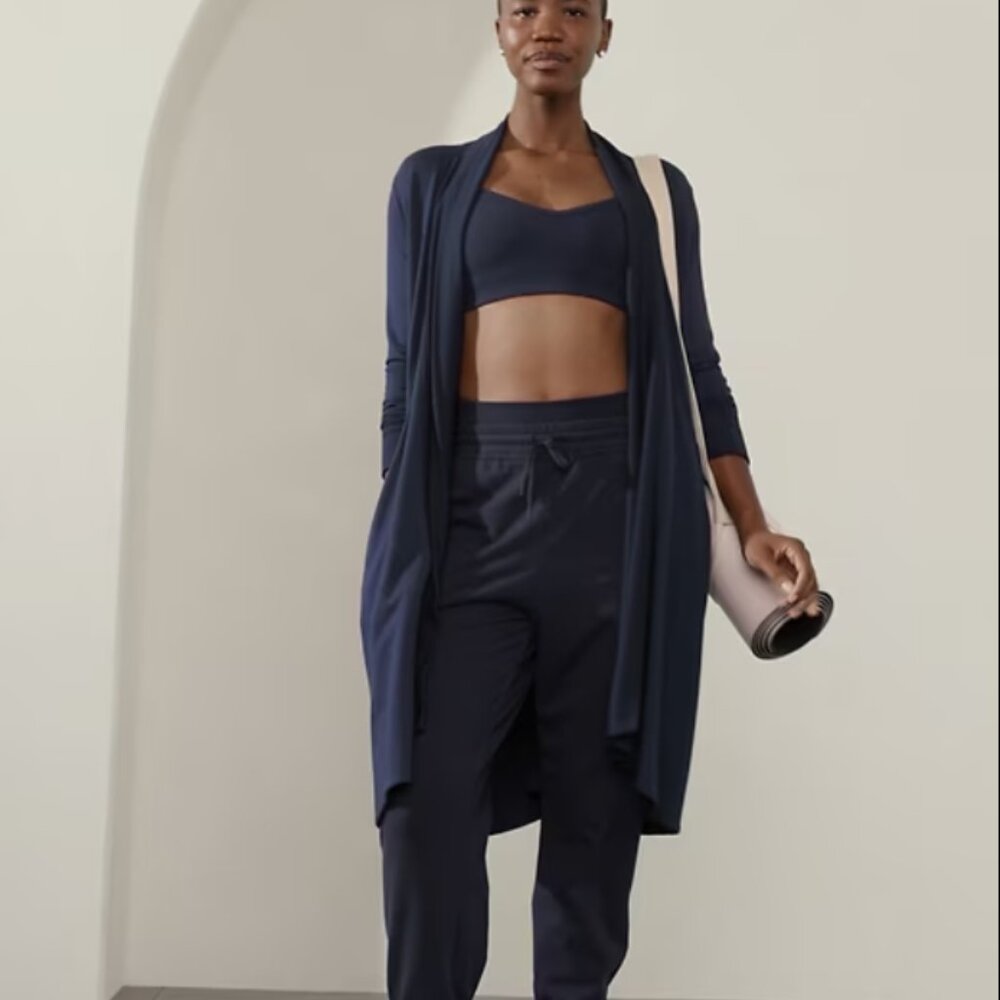 Athleta | Wrap | Pranayama Long Wrap | Navy - Picture 6 of 11